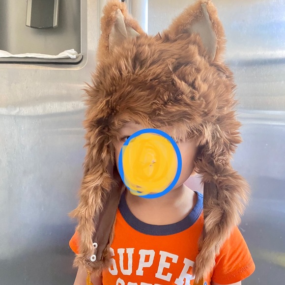 real handmade alpaca kids trapper hat from Peru - Picture 2 of 5